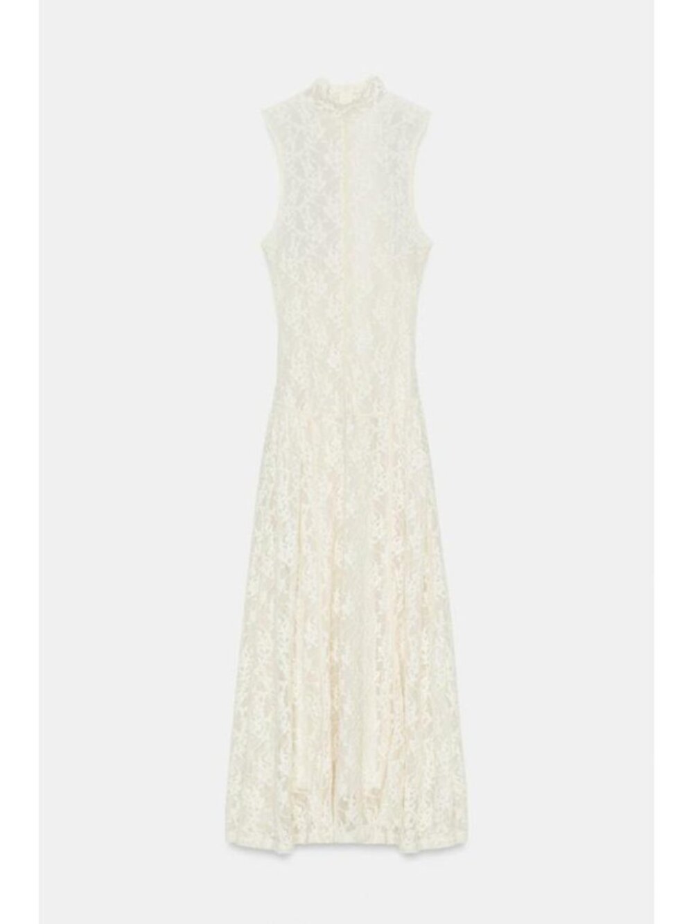 ZARA LONG LACE DRESS - Picture 5 of 7